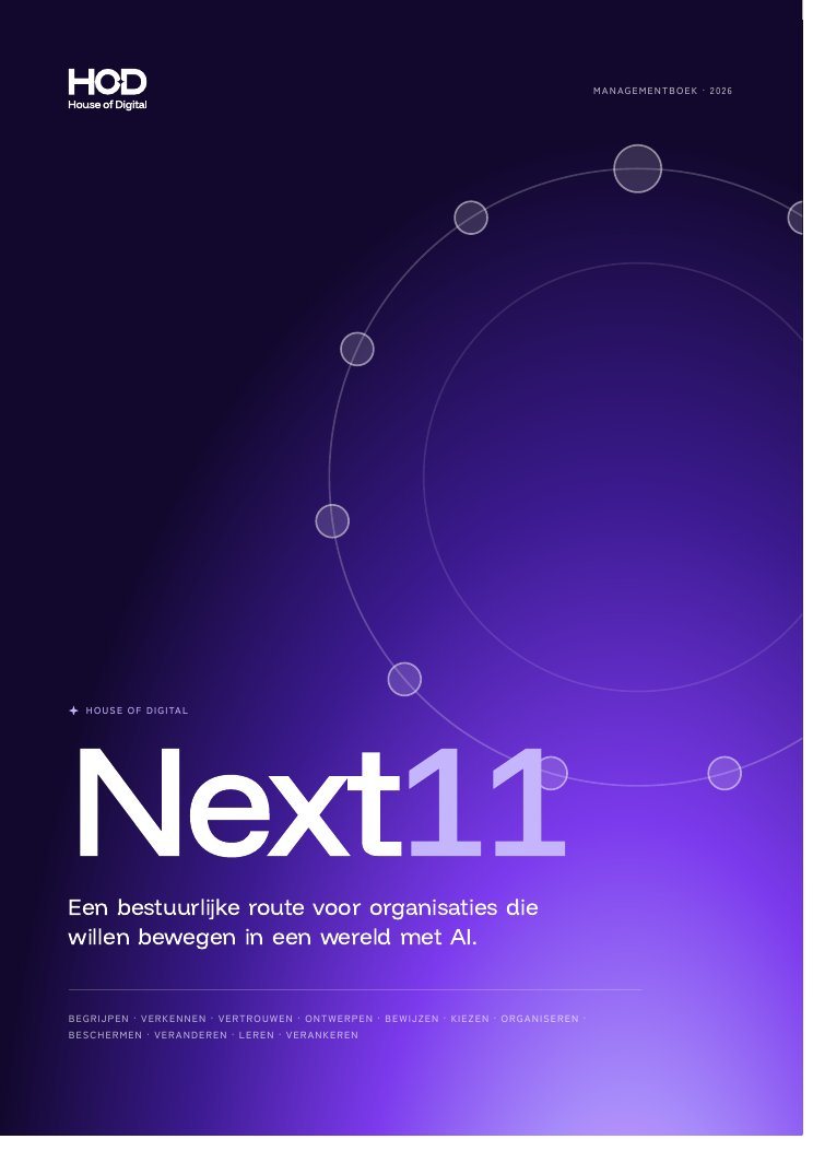 Kaft van het managementboek Next11